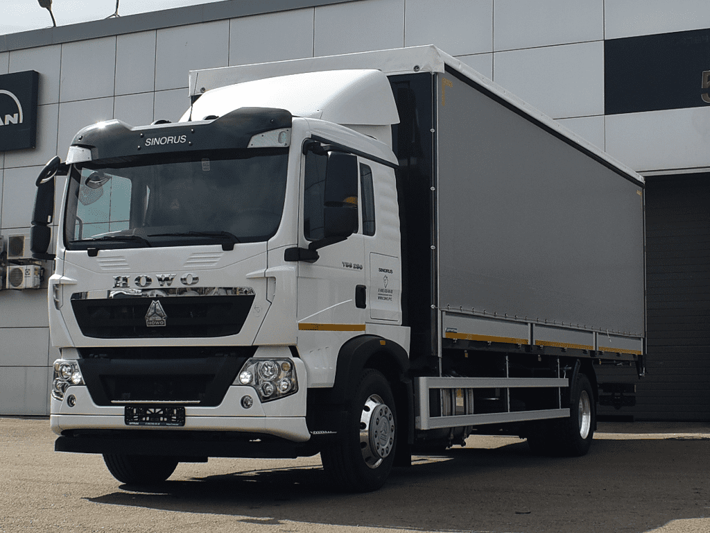 Шторный фургон на шасси Howo T5G